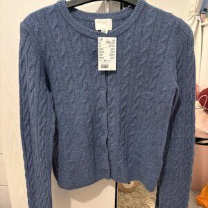 H&M cable knit cardigan